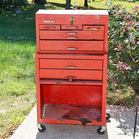 vintage stack on tool chest for sale 